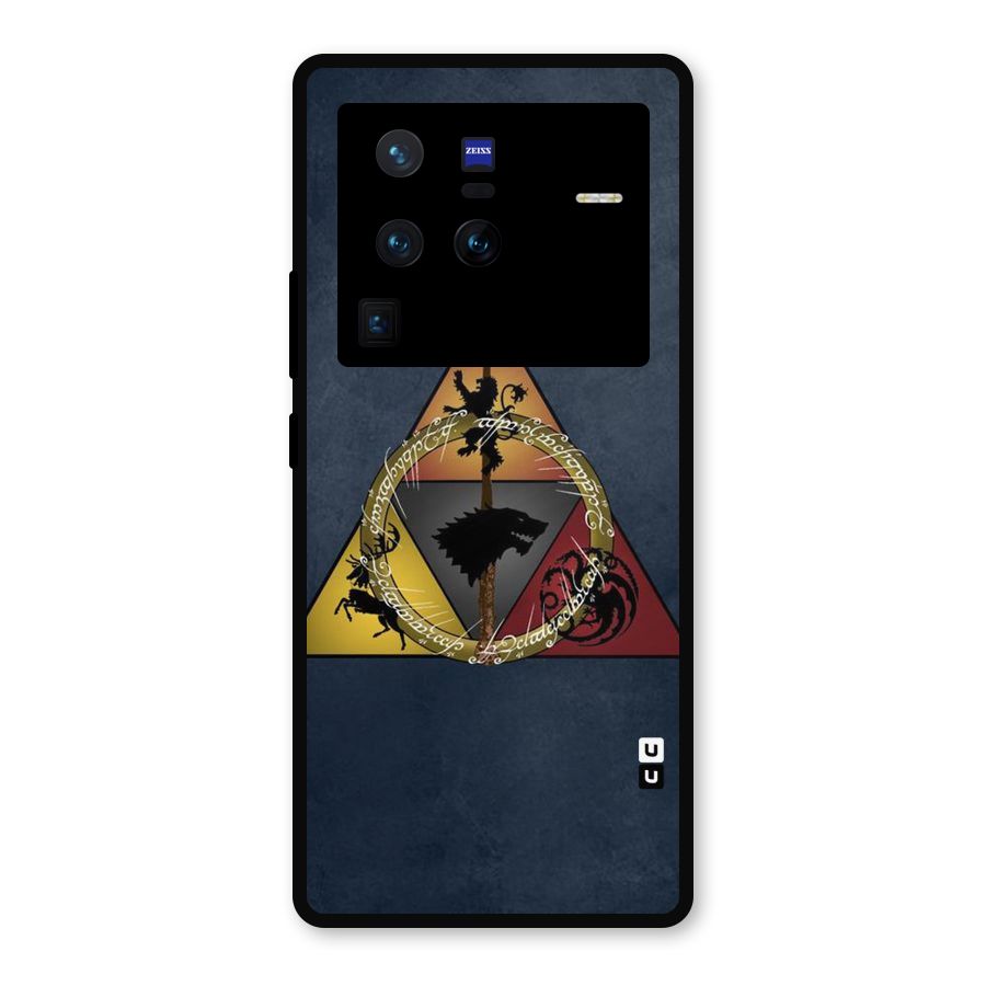 Fight For Crown Metal Back Case for Vivo X80 Pro
