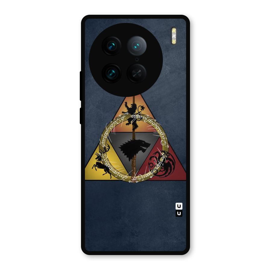 Fight For Crown Metal Back Case for Vivo X90 Pro