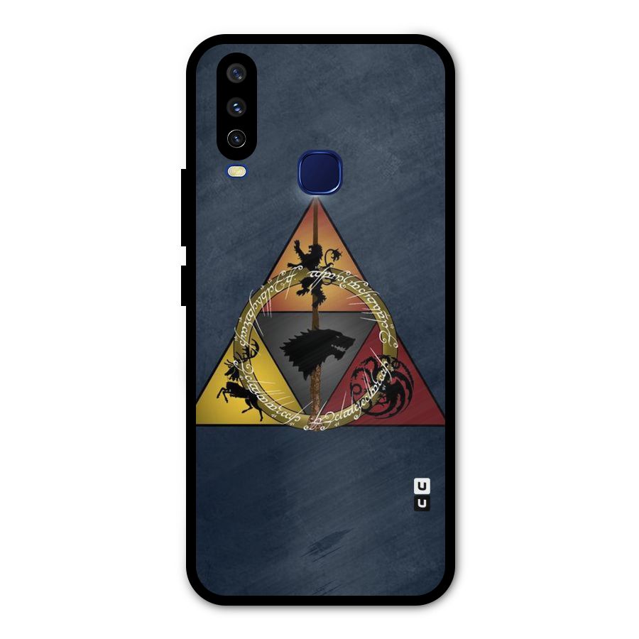 Fight For Crown Metal Back Case for Vivo Y15