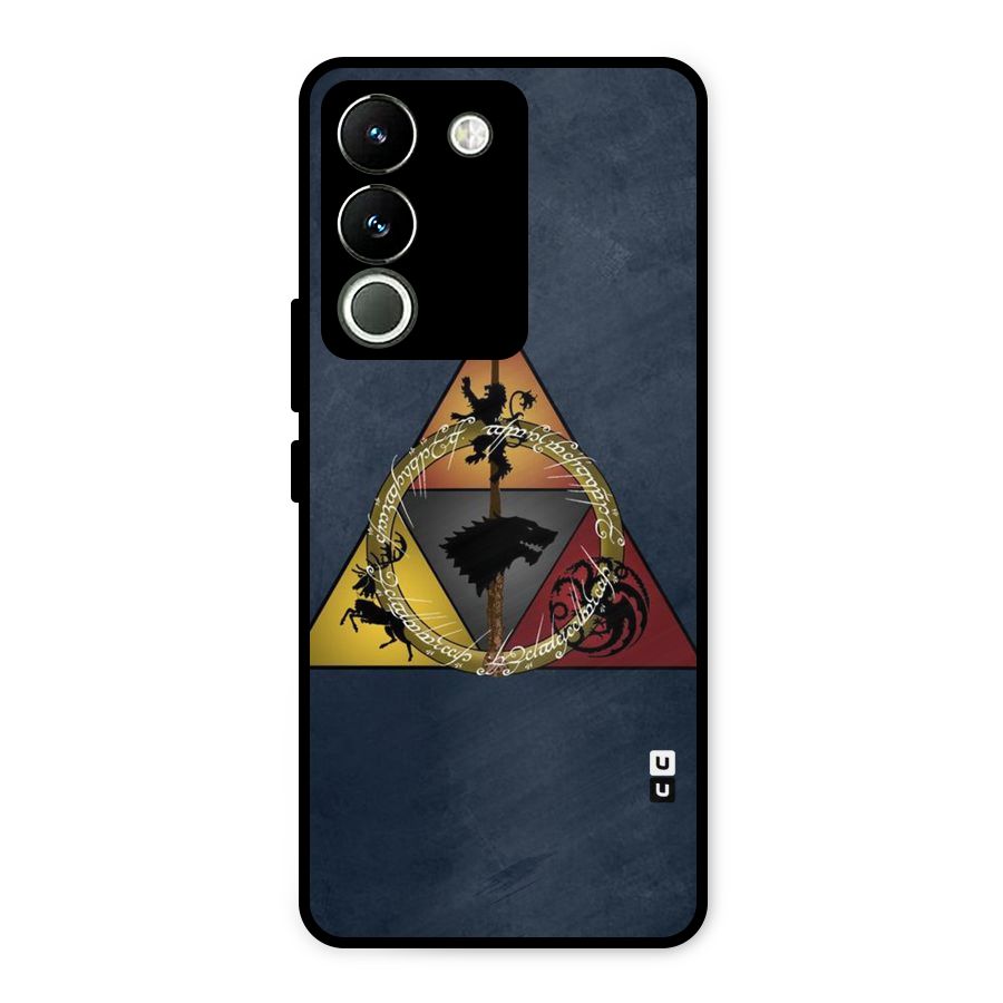 Fight For Crown Metal Back Case for Vivo Y200
