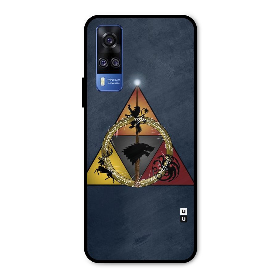 Fight For Crown Metal Back Case for Vivo Y31