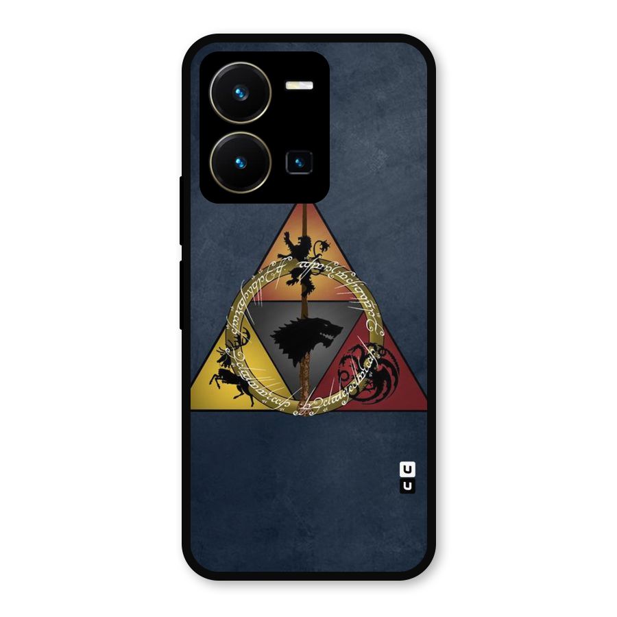 Fight For Crown Metal Back Case for Vivo Y35