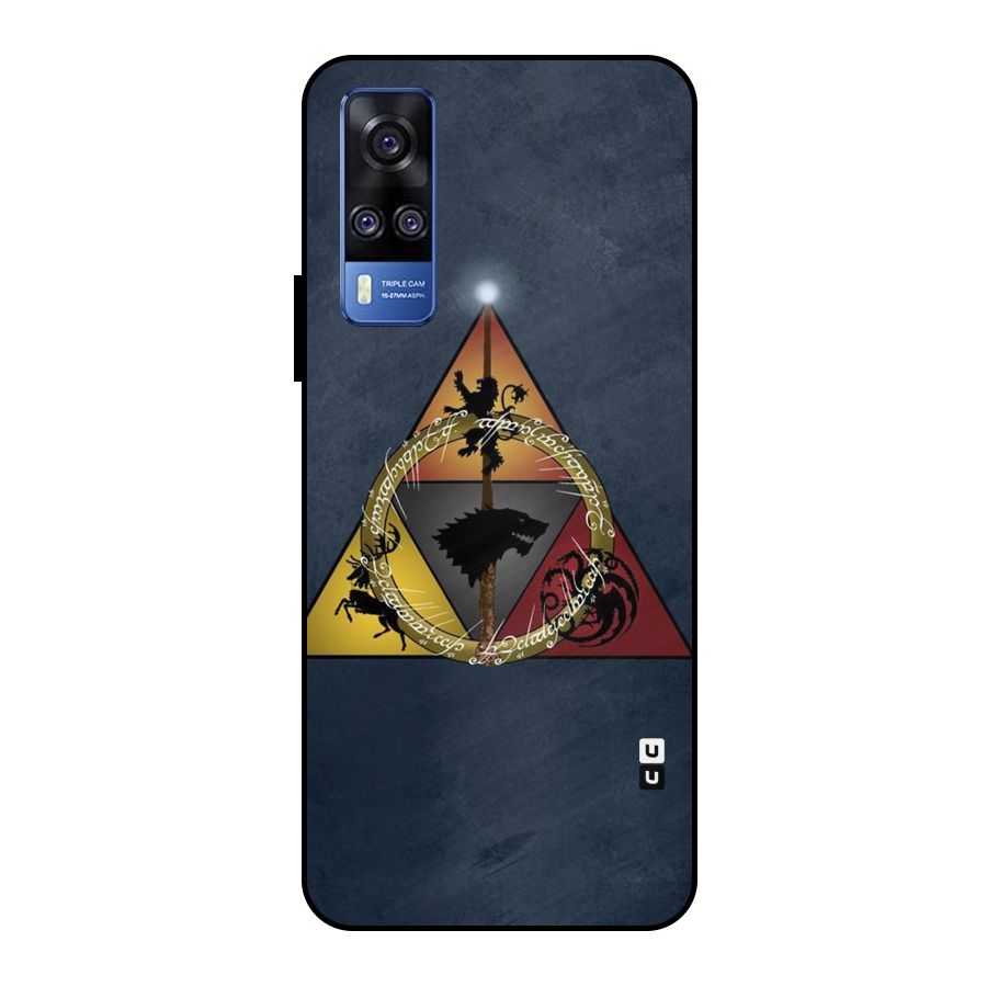 Fight For Crown Metal Back Case for Vivo Y51