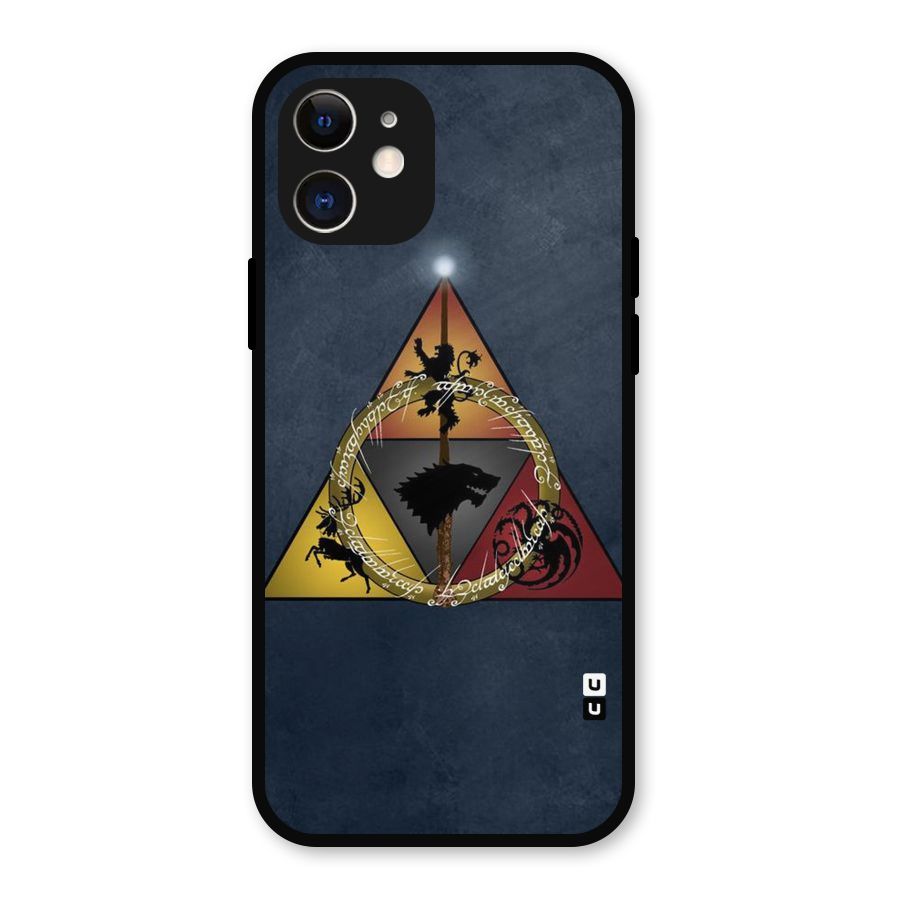 Fight For Crown Metal Back Case for iPhone 12