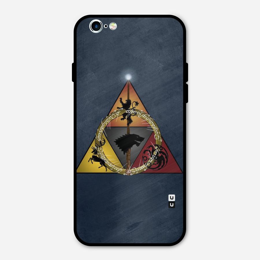 Fight For Crown Metal Back Case for iPhone 6 6s