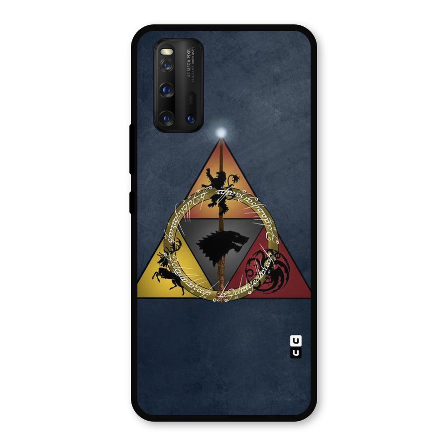 Fight For Crown Metal Back Case for iQOO 3