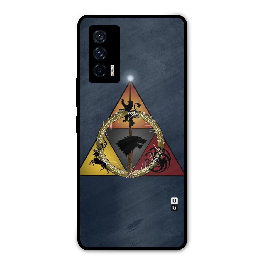 Fight For Crown Metal Back Case for iQOO 7 5G
