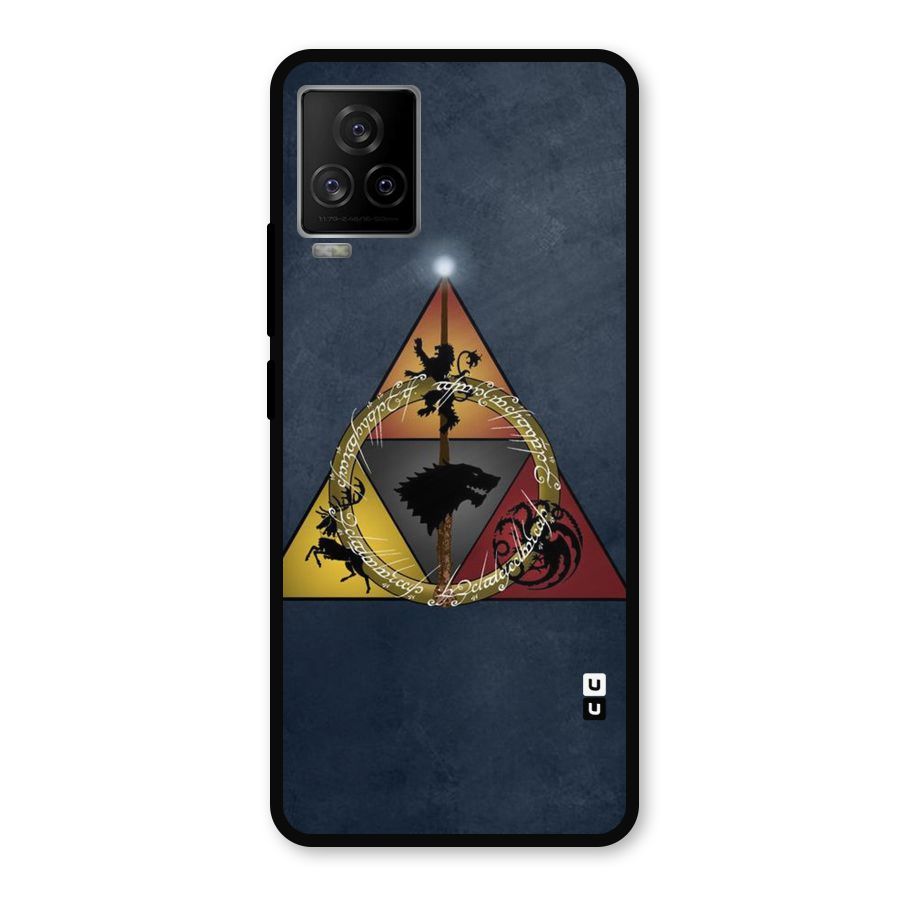 Fight For Crown Metal Back Case for iQOO 7 Legend 5G