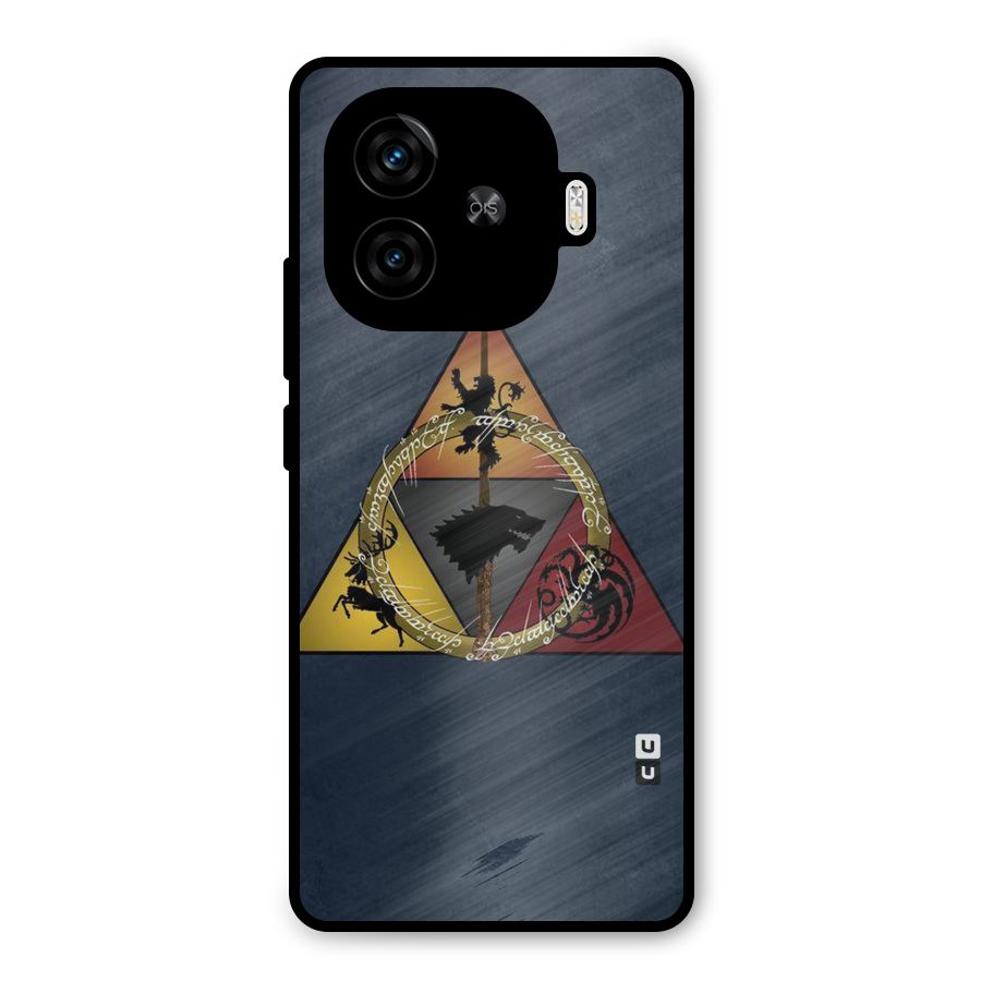 Fight For Crown Metal Back Case for iQOO Neo 10R