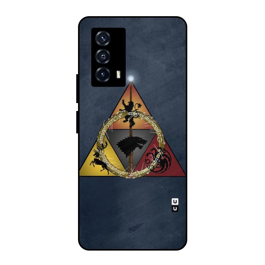 Fight For Crown Metal Back Case for iQOO Z5