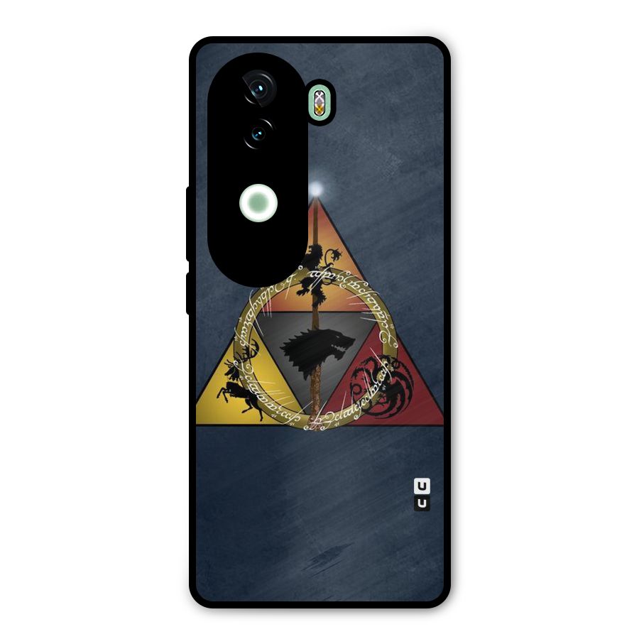 Fight For Crown Metal Back Case for iQOO Z9s