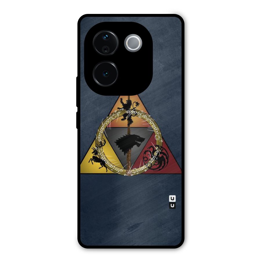 Fight For Crown Metal Back Case for iQOO Z9s Pro