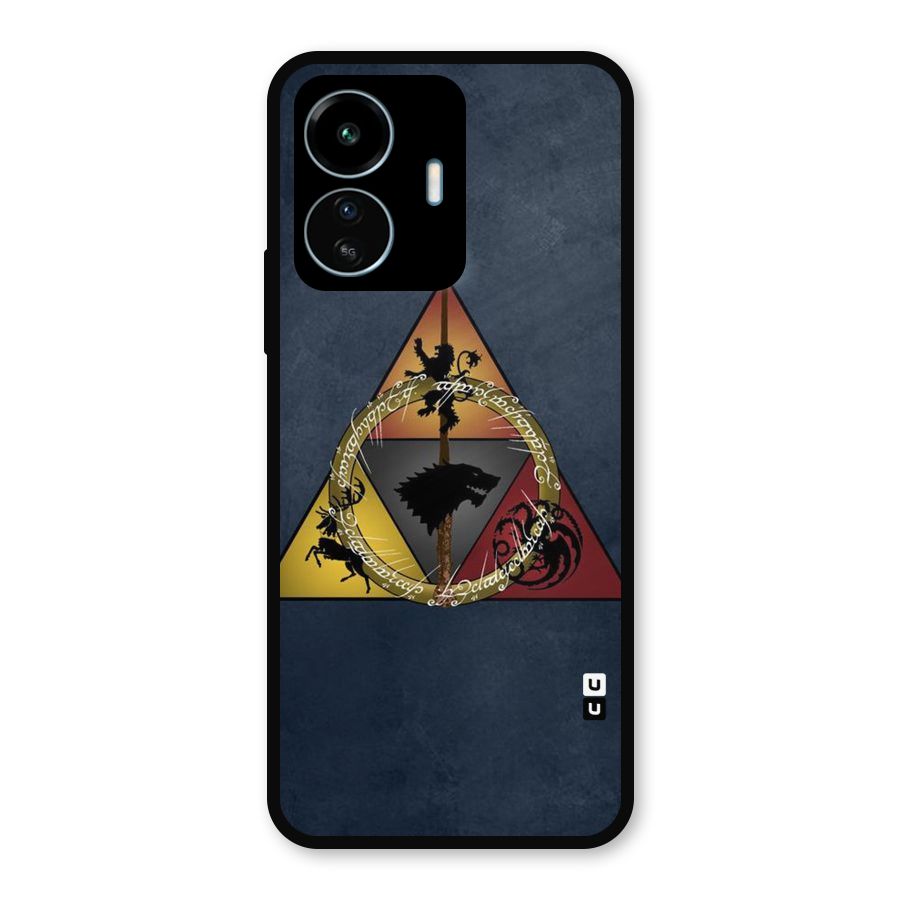 Fight For Crown Metal Back Case for vivo iQOO Z6 Lite 5G