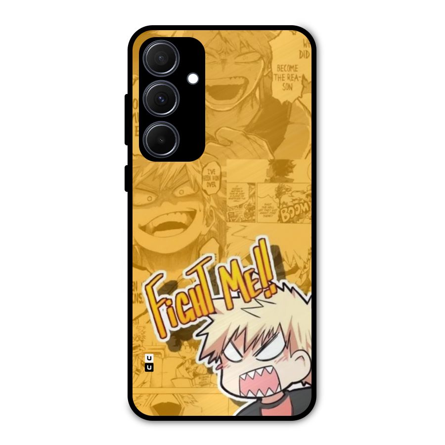 Fight Me Challenge Metal Back Case for Galaxy A35
