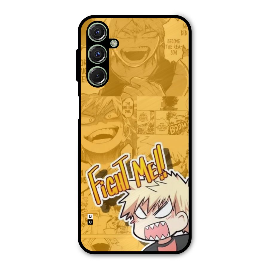 Fight Me Challenge Metal Back Case for Galaxy F34