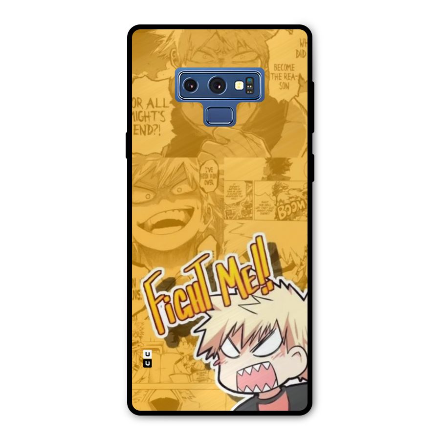 Fight Me Challenge Metal Back Case for Galaxy Note 9