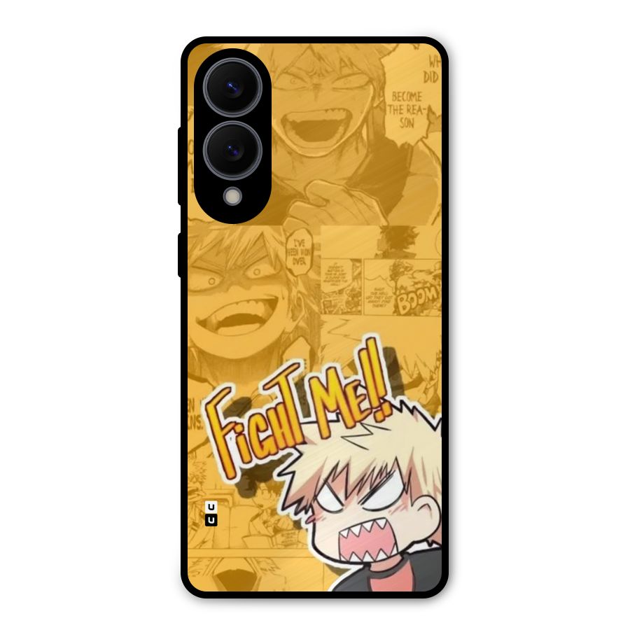 Fight Me Challenge Metal Back Case for Galaxy S25 Edge