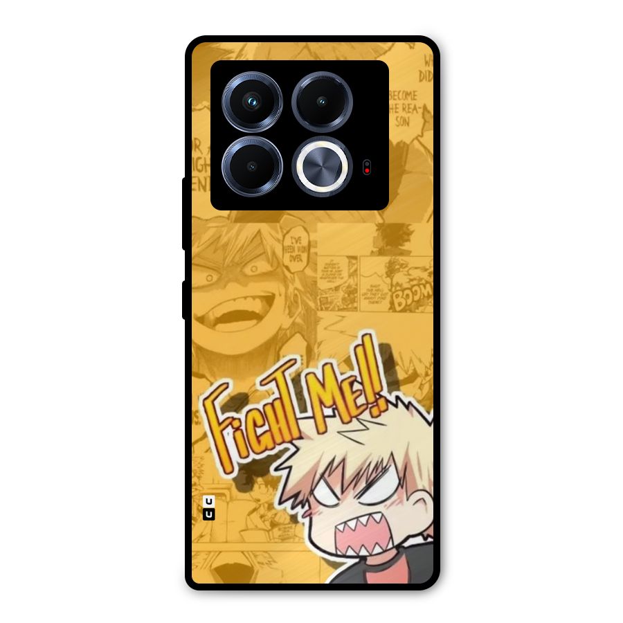 Fight Me Challenge Metal Back Case for Infinix Note 40 5G