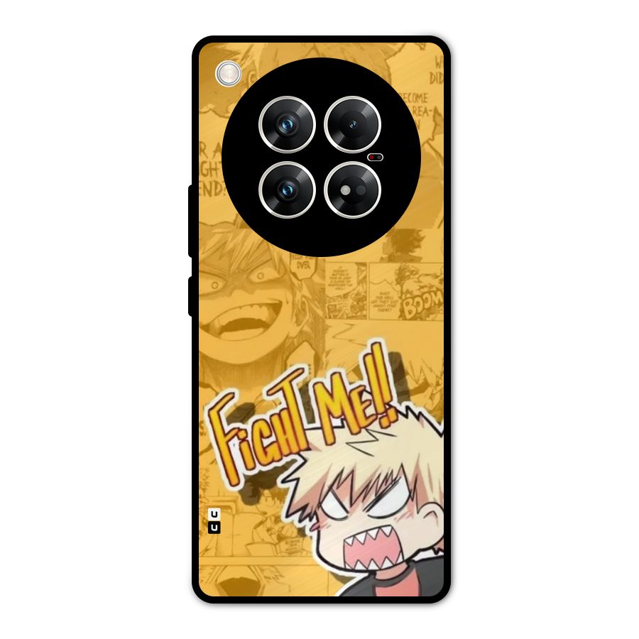 Fight Me Challenge Metal Back Case for Infinix Zero 40 5G