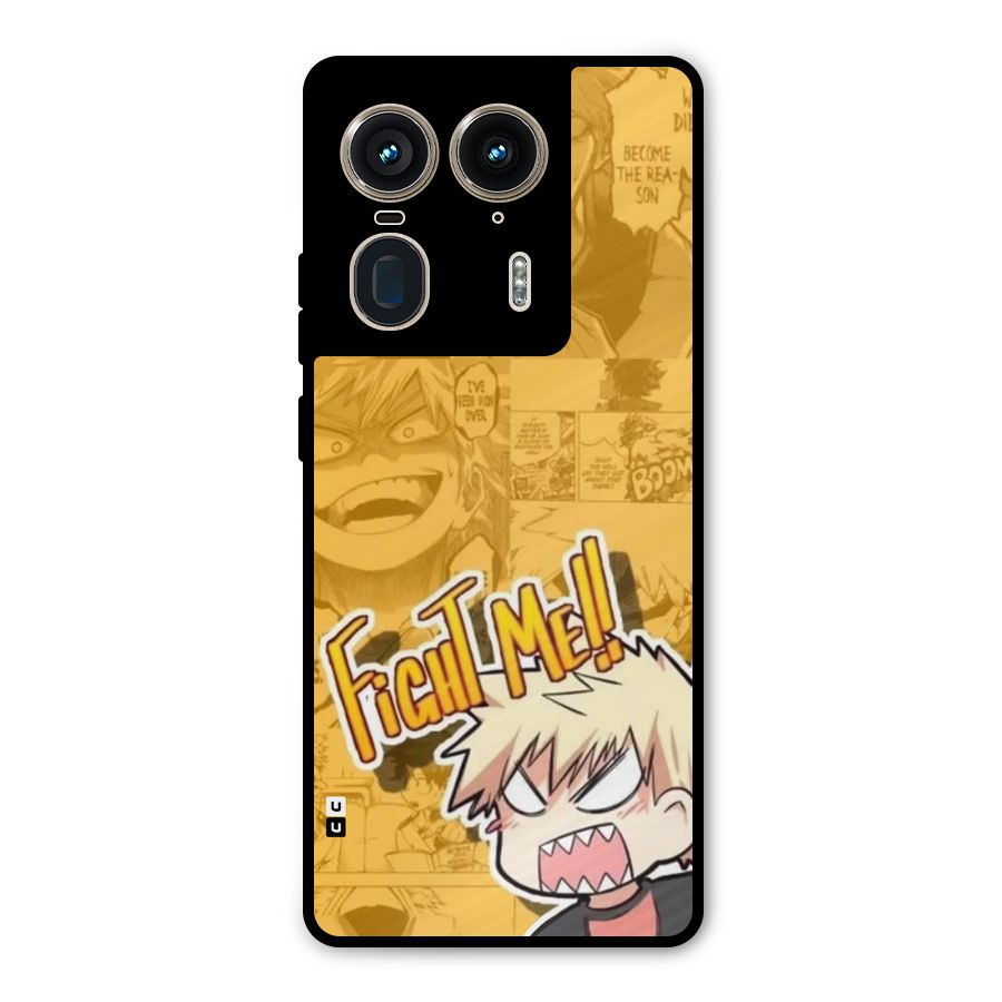 Fight Me Challenge Metal Back Case for Motorola Edge 50 Ultra