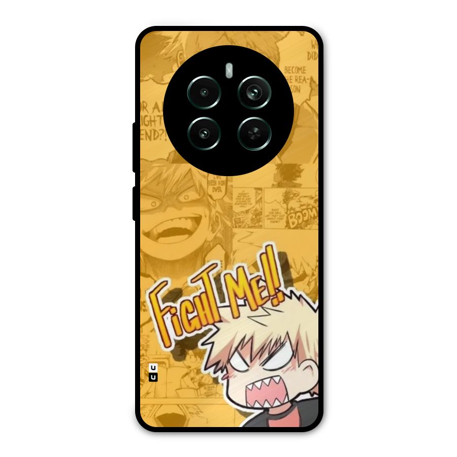 Fight Me Challenge Metal Back Case for Realme 12 Plus