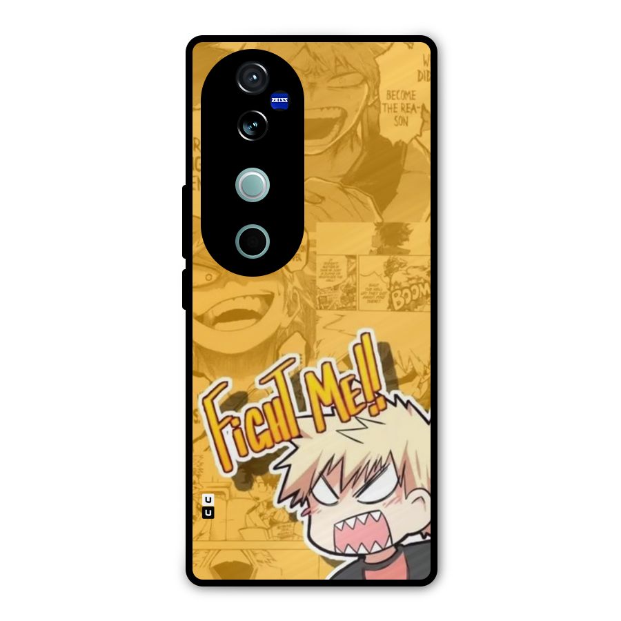 Fight Me Challenge Metal Back Case for Vivo V40