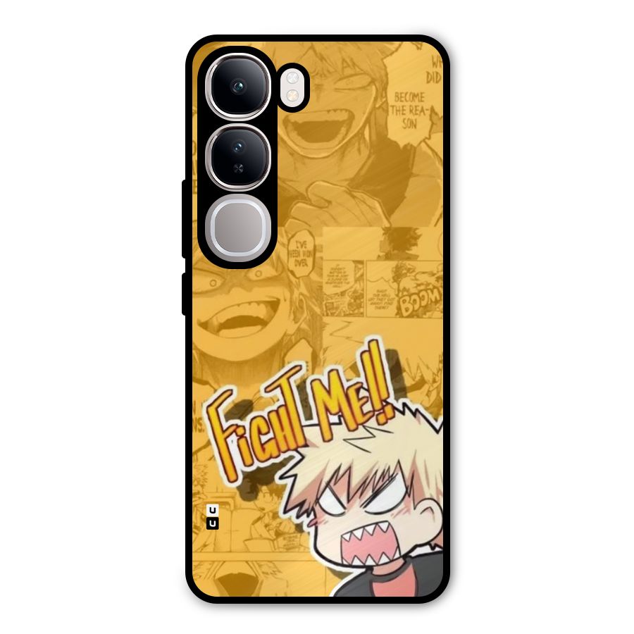 Fight Me Challenge Metal Back Case for Vivo Y300