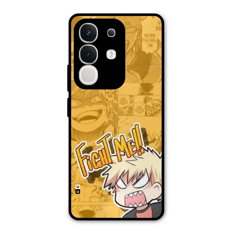 Fight Me Challenge Metal Back Case for iQOO Z10x