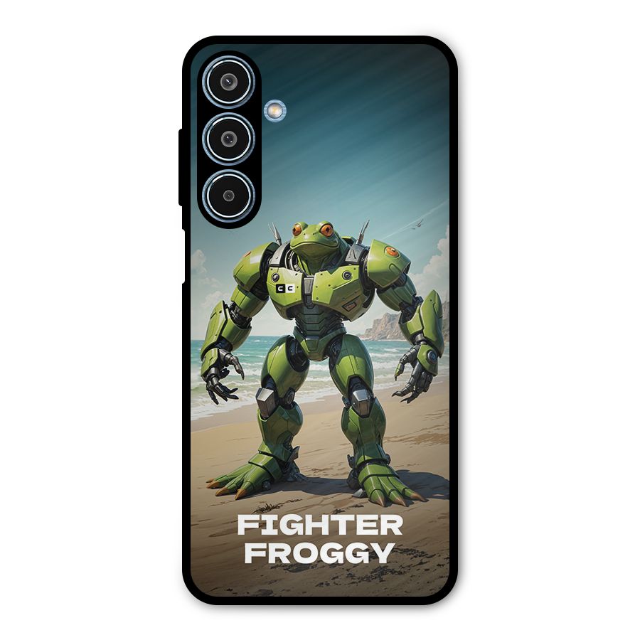Fighter Froggy Metal Back Case for Galaxy M35