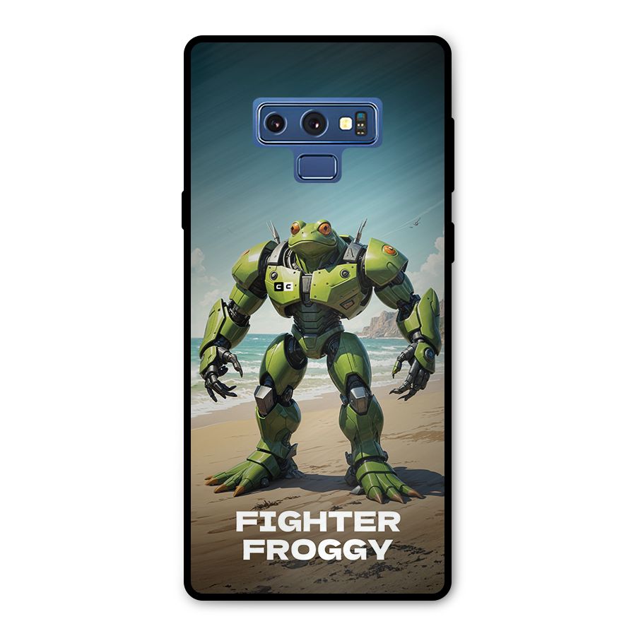 Fighter Froggy Metal Back Case for Galaxy Note 9