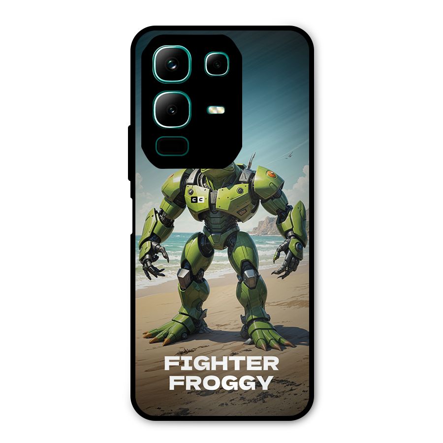 Fighter Froggy Metal Back Case for Infinix Note 50x