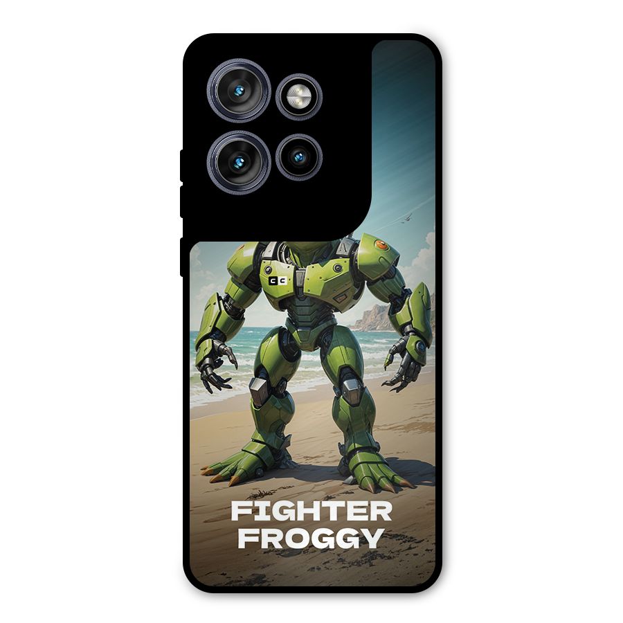 Fighter Froggy Metal Back Case for Motorola Edge 50 Neo