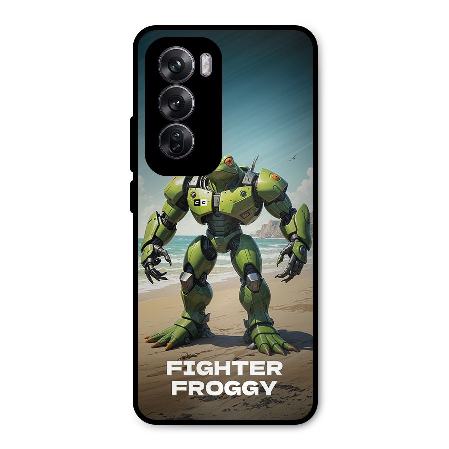 Fighter Froggy Metal Back Case for Oppo Reno12 Pro