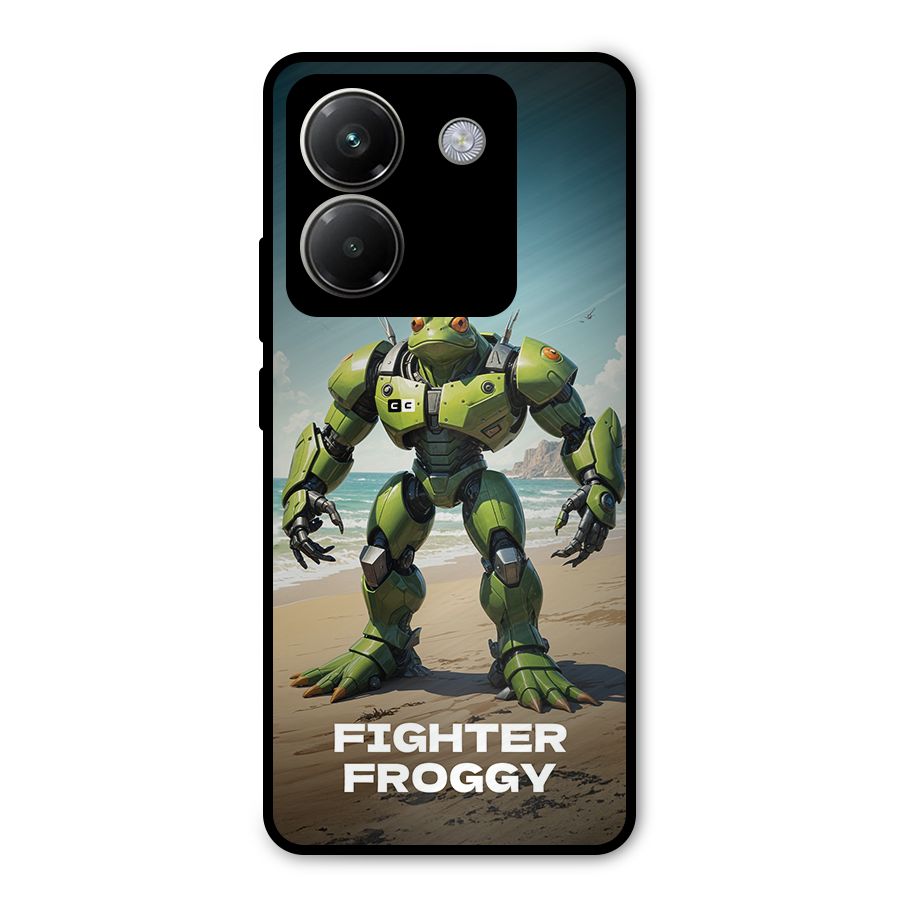 Fighter Froggy Metal Back Case for Poco M7 Pro 5G