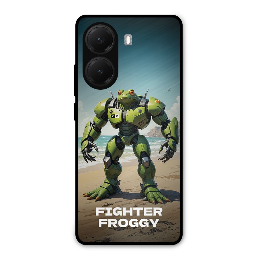 Fighter Froggy Metal Back Case for Poco X7 Pro