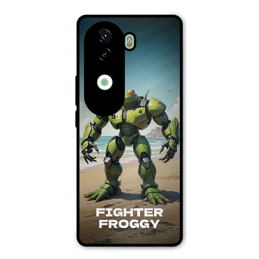 Fighter Froggy Metal Back Case for Vivo V40e