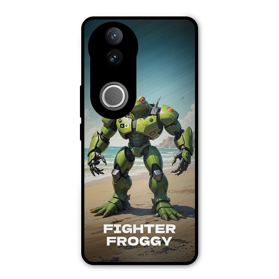 Fighter Froggy Metal Back Case for Vivo V50e