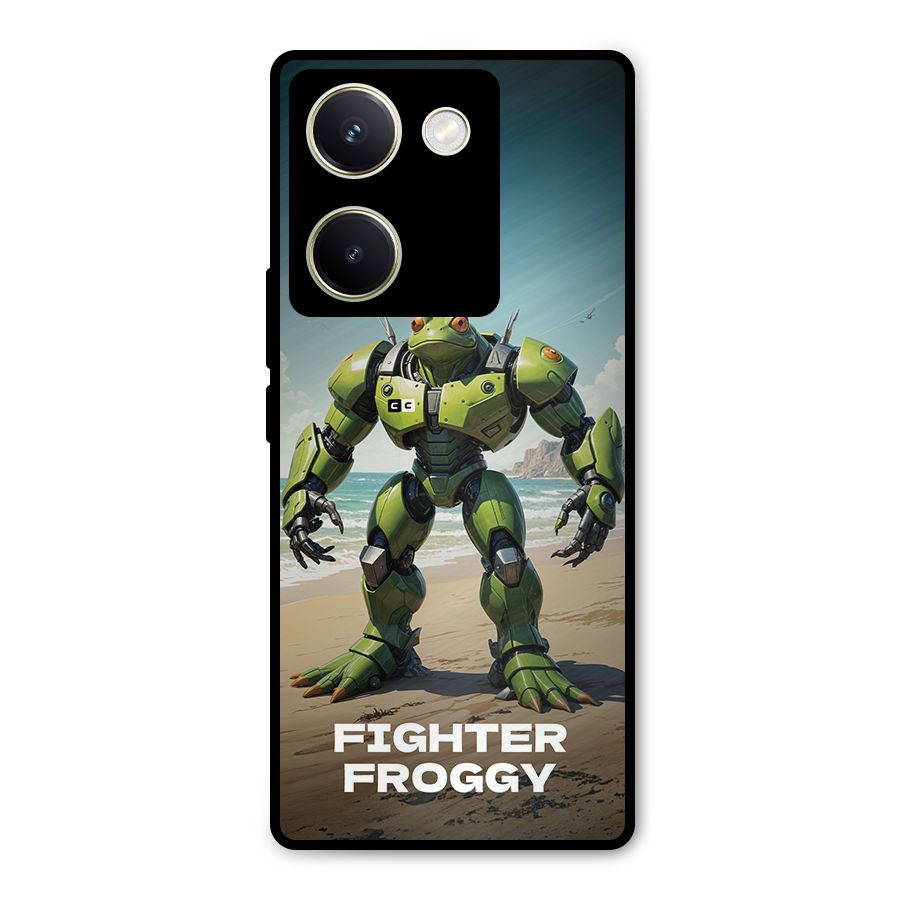 Fighter Froggy Metal Back Case for Vivo Y200 Pro
