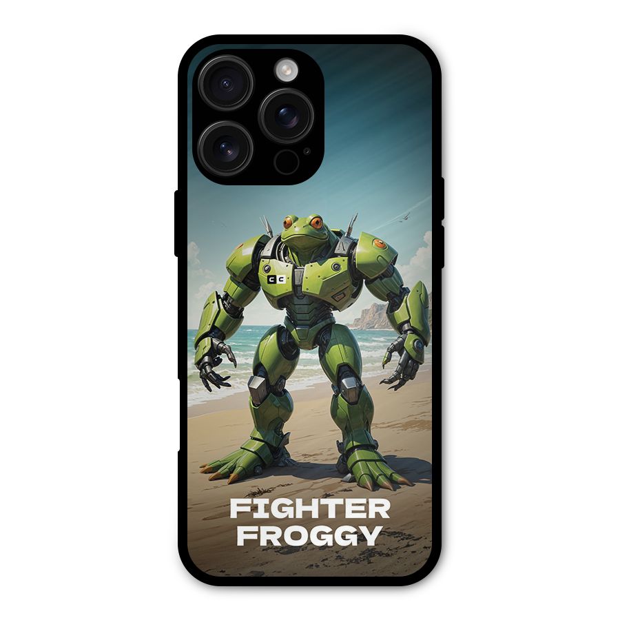 Fighter Froggy Metal Back Case for iPhone 16 Pro Max
