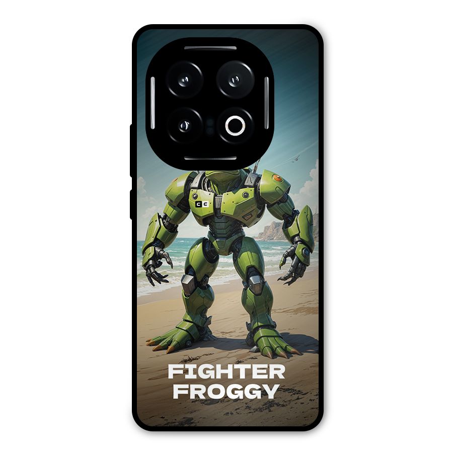 Fighter Froggy Metal Back Case for iQOO 13