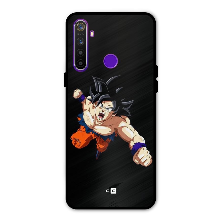 Fighting Goku Glass Back Case for Realme 5s
