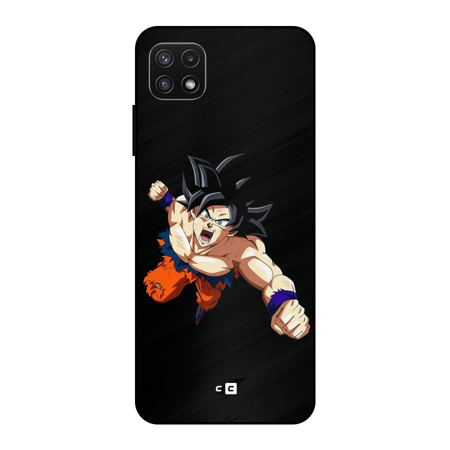 Fighting Goku Metal Back Case for Galaxy A22 5G
