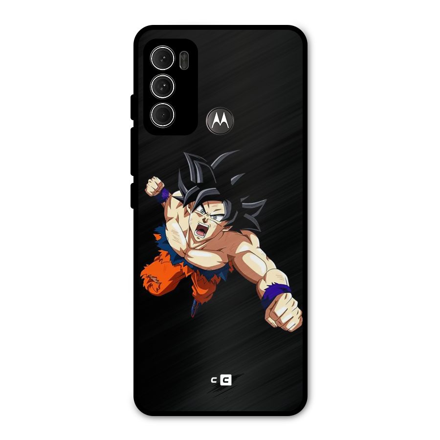 Fighting Goku Metal Back Case for Moto G60