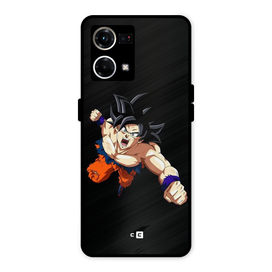 Fighting Goku Metal Back Case for Oppo F21 Pro 4G