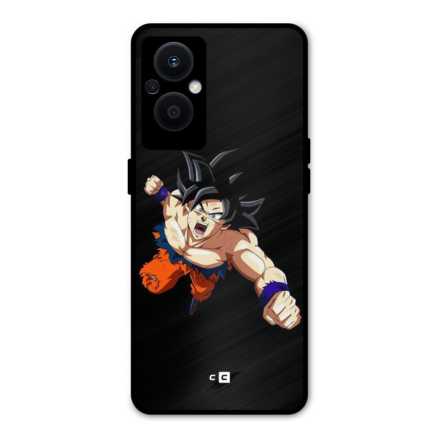 Fighting Goku Metal Back Case for Oppo F21 Pro 5G
