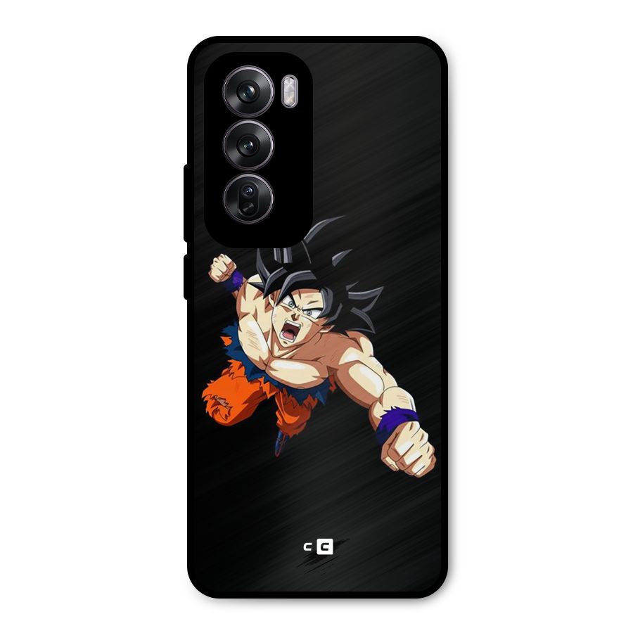 Fighting Goku Metal Back Case for Oppo Reno12 Pro