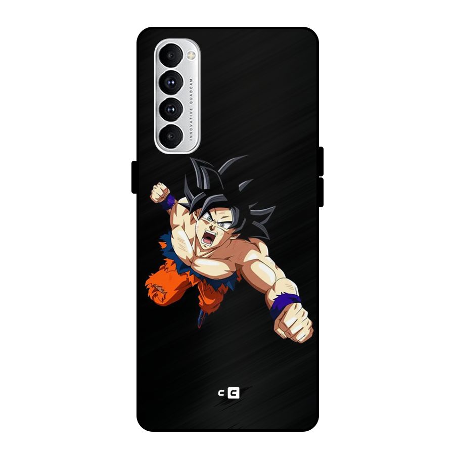 Fighting Goku Metal Back Case for Oppo Reno4 Pro