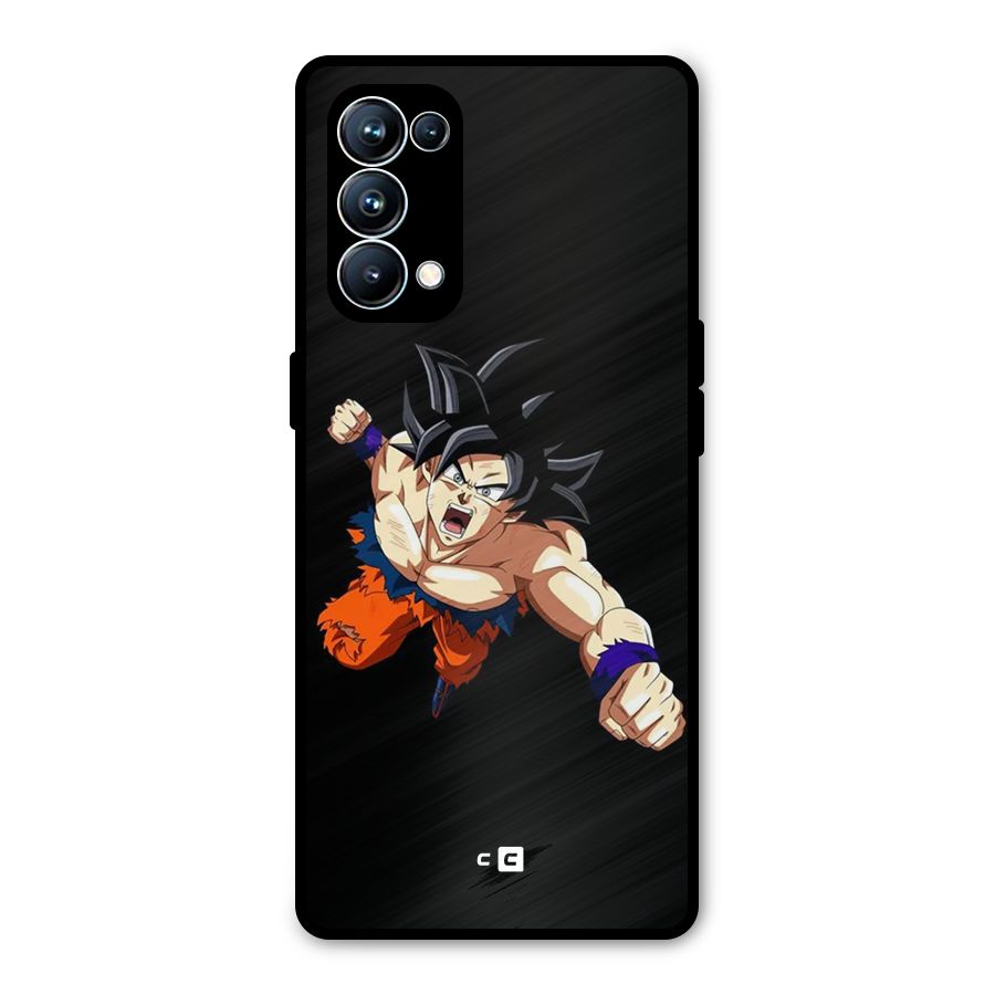 Fighting Goku Metal Back Case for Oppo Reno5 Pro 5G