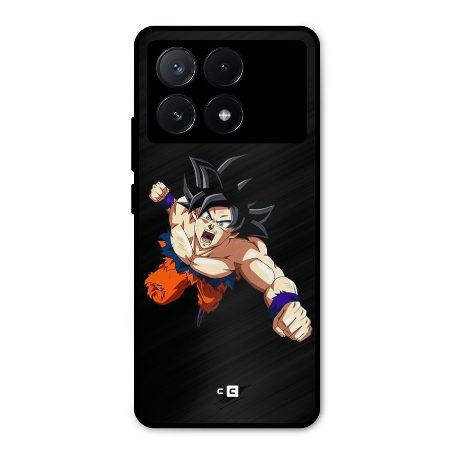 Fighting Goku Metal Back Case for Poco X6 Pro