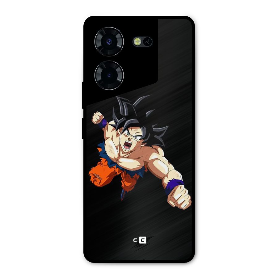 Fighting Goku Metal Back Case for Tecno Pova 5 Pro 5G